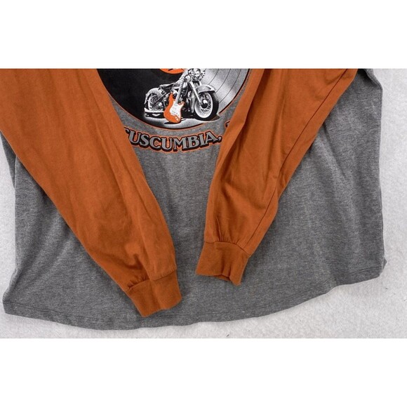 Harley Davidson Shirt Mens 2XL XXL Henley Natchez Trace Muscle Shoals Alabama - Picture 9 of 9